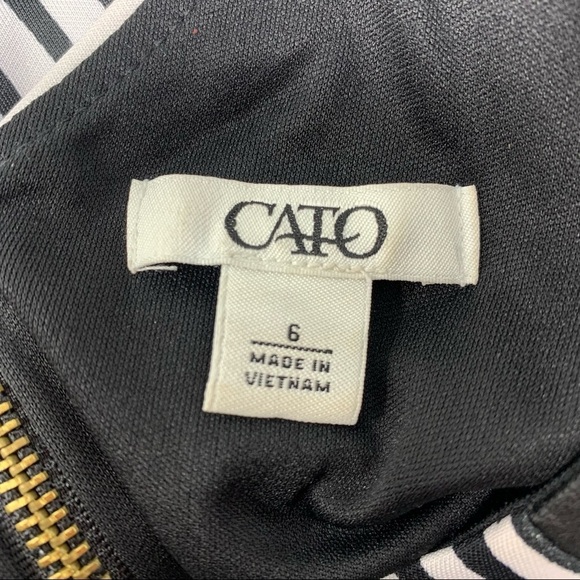 Cato Pattern Faux Leather Dress - Picture 8 of 9